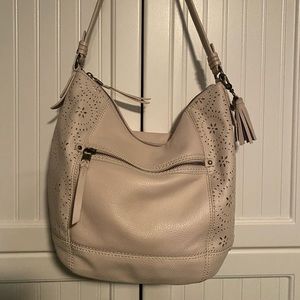 The Sak, off-white leather purse.